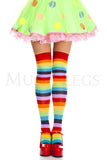 Thigh - Hi - Music Legs - 4874 - Rainbow Thigh Hi