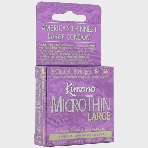 Condom - Kimono - Micro Thin Large 3pk