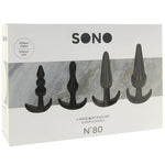 Anal Plug - Sono - No. 80 4 Piece Butt Plug Set