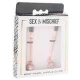 Nipple Toy - Sex & Mischief - Brat Pearl Nipple Clamp