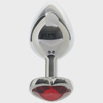 Anal Plug - Calexotics - Ruby Heart Plug Large