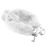 Hand Cuffs - Calexotics - Furry Cuffs - White