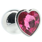 Anal Plug - Ouch! - Pink Heart Gem Large