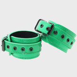 Restraints - NsNovelties - Electra Wrist Cuffs Green