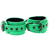 Restraints - NsNovelties - Electra Wrist Cuffs Green