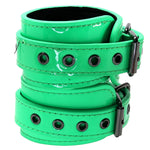 Restraints - NsNovelties - Electra Wrist Cuffs Green