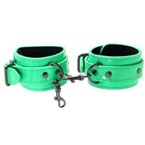 Restraints - NsNovelties - Electra Wrist Cuffs Green