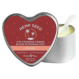 Massage Candle - Hemp Seed - 3-in-1