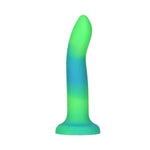 Dildo - Addiction - Rave Blue & Green 8"