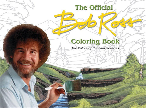 Books - Colouring - Offical Bob Ross Coloring Book