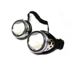 Goggles - GloFX - Chrome W Clear Diffraction