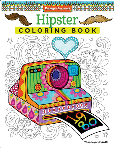 Book - Colouring - Hipster Coloring Book