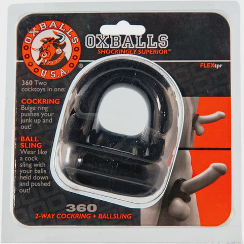 Cock Ring - Oxballs - 360 2 Way Cockring & Ballsling