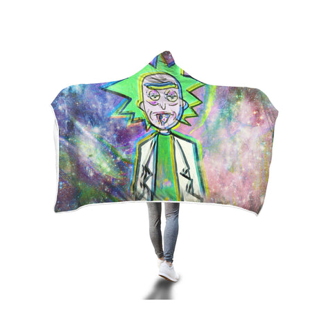 Hooded Blanket - IEDM - Trippy Rick