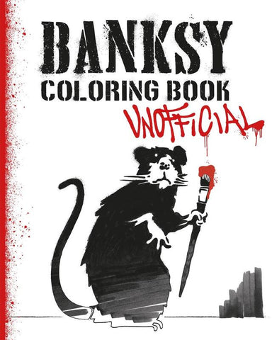 Books - Colouring - Banksy Coloring Book