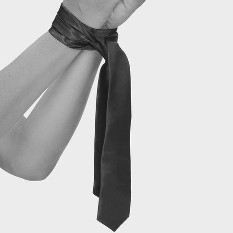 Restraint - Black & White - Bondage Silky Ribbon
