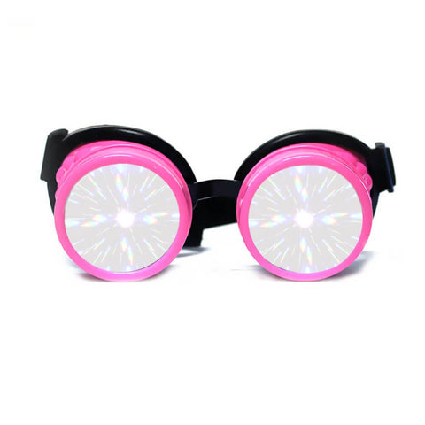 Goggle - GloFX - Pink    Clear Diffraction