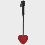 Impact - Rogue - Leather Mini Spade Paddle in Red