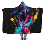 Hooded Blanket - IEDM - Skull 49