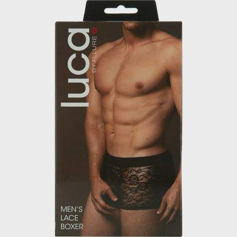 Lingerie - Luca - Men's Lace Boxers S/M