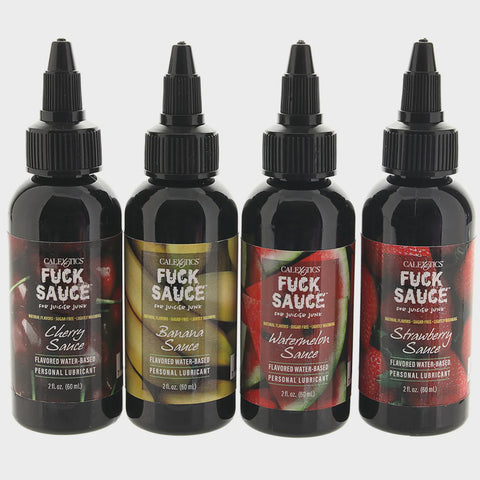 Lube - F*ck Sauce - Saucy & Sexy Flavored Lube 4 Pack