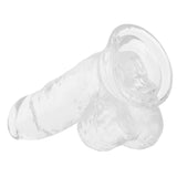 Dildo - King Cock - Clear Cock With Balls