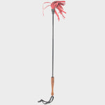 Impact - Rouge - Riding Crop With Wooden Handle in Red