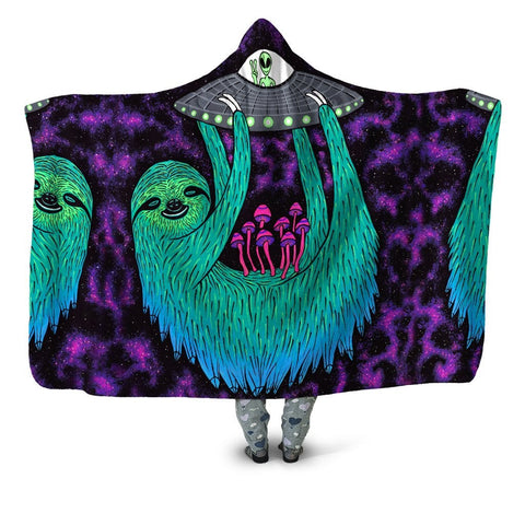 Hooded Blanket - IEDM - Sloth Abduction