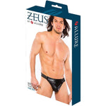 Lingerie - Zeus - Wet Look Thong Double Snap